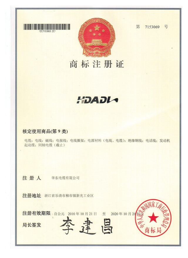 商標注冊證2